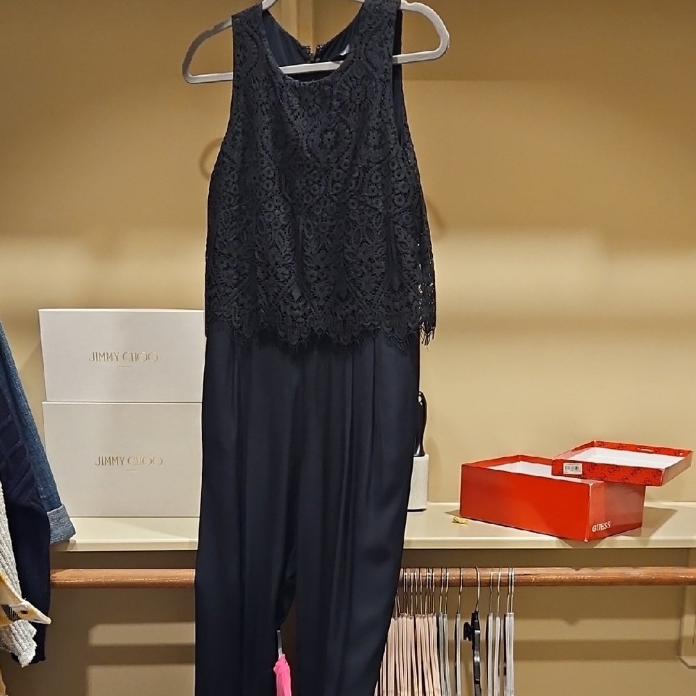 Elegant Black Lace Jumpsuit